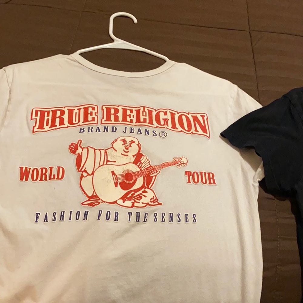 Two used true religion men’s t shirts